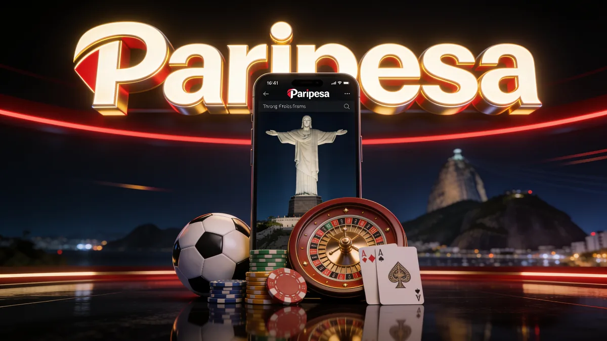 Aplicativo móvel Paripesa para jogadores no Brasil